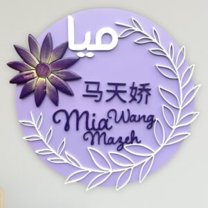 Personalized Name Sign for Children’s Room - Image 3